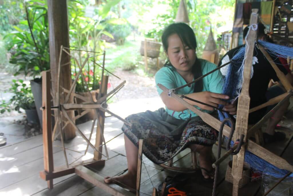 Weaving Ock Pop Tok Luang Prabang Laos