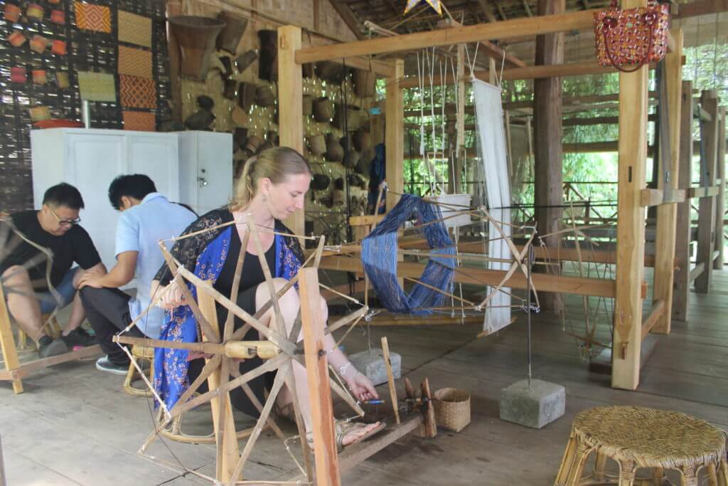 Weaving Ock Pop Tok Luang Prabang Laos