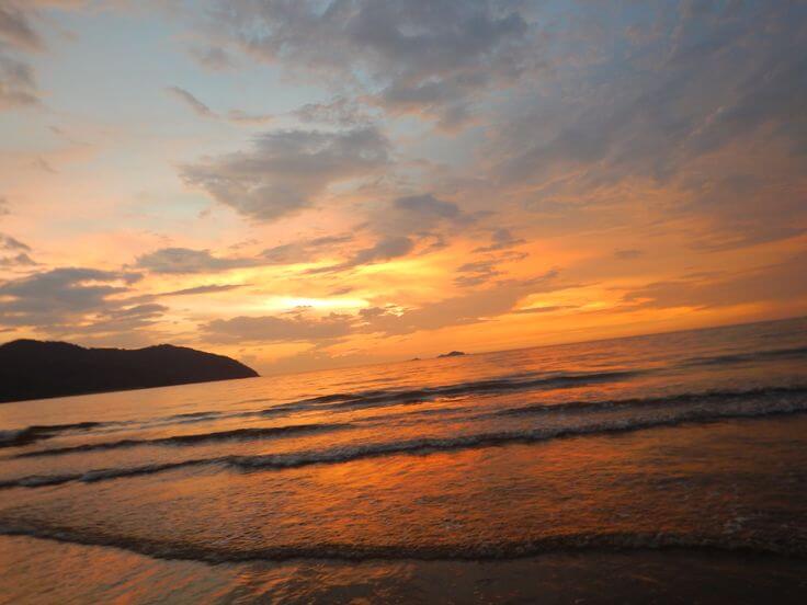 Another stunning sunset at Anjuna beach in northern Goa. 