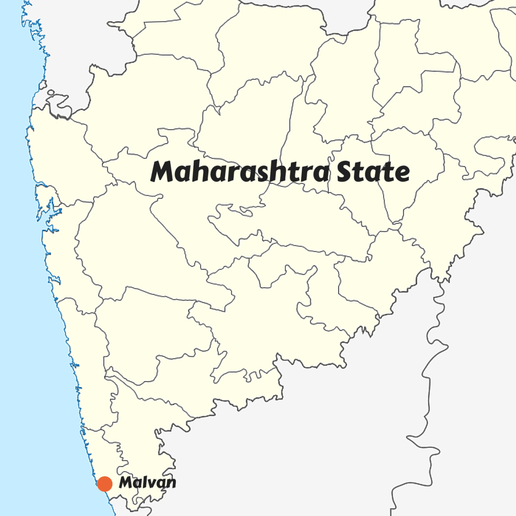 "India Maharashtra location map" by Maximilian Dörrbecker. 