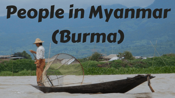People in Myanmar (Burma)