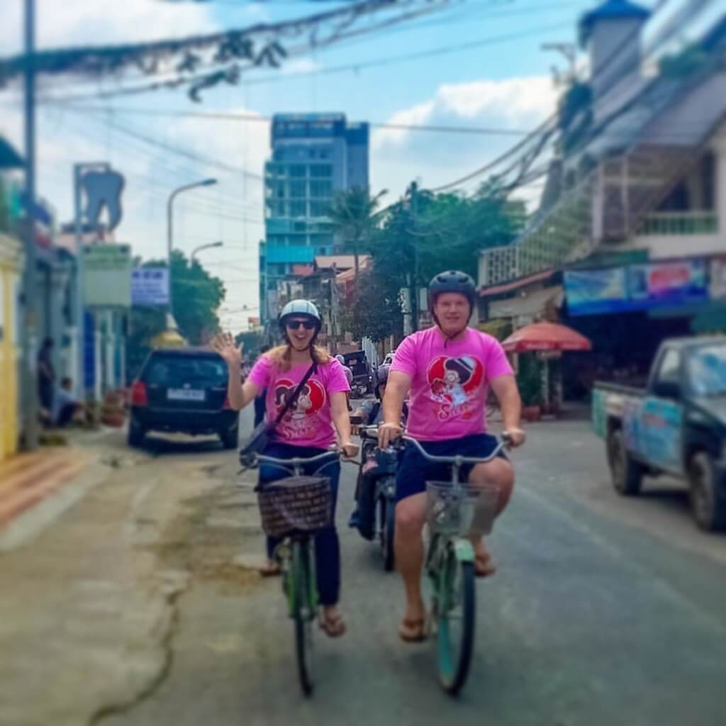 If you can't find a taxi in Phnom Penh, you can always bike!