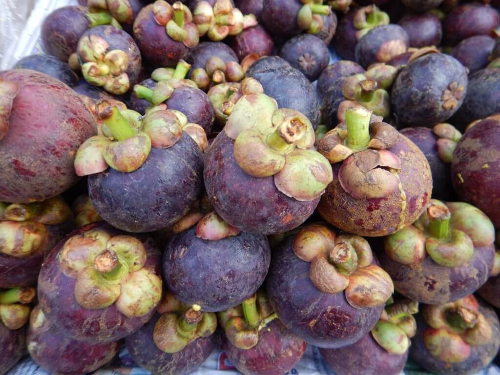Mangosteens and other fruits are dirt cheap and help keep your cost of living in Cambodia down