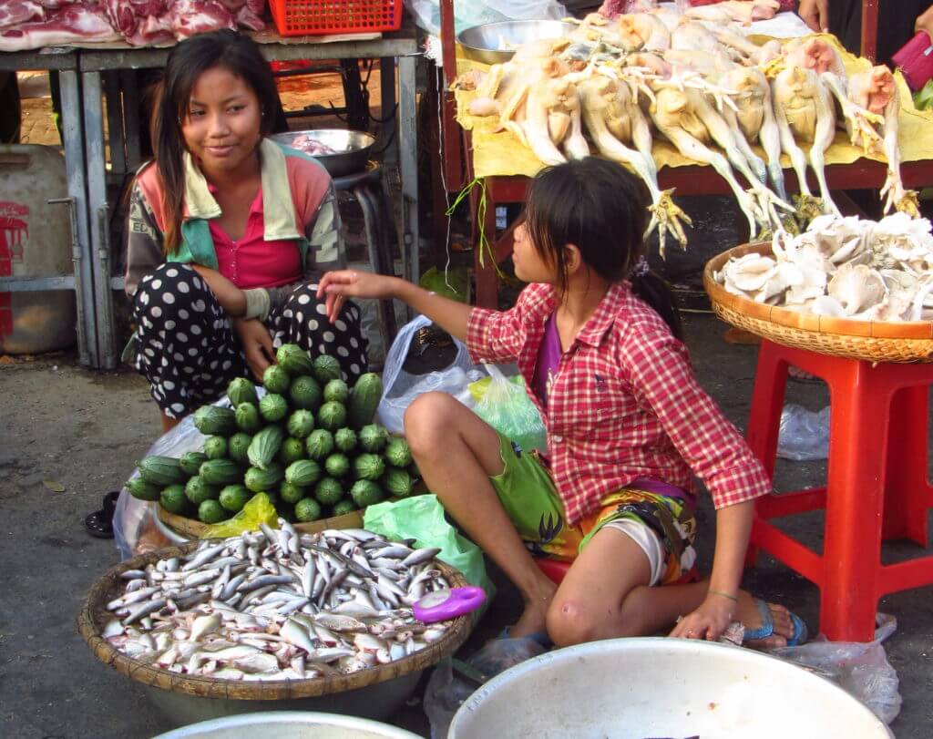 Keep your cost of living in Cambodia down by shopping at local markets