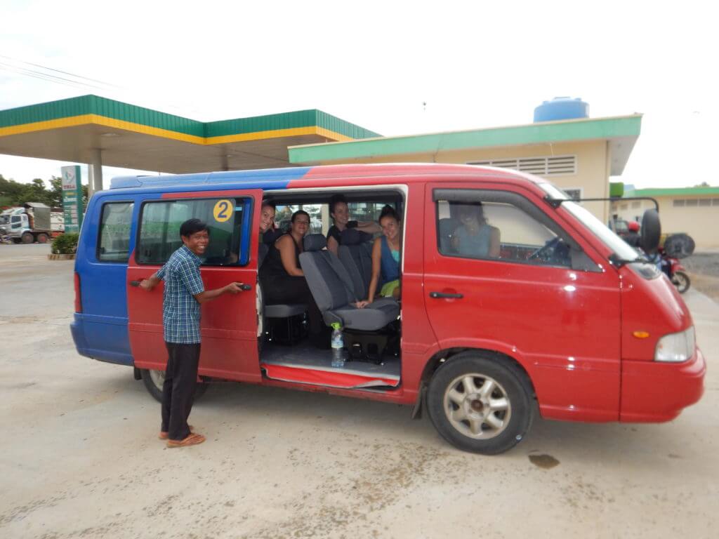 Mini van or private taxi Cambodia. Best buses in Cambodia. Phnom Penh to Siem Reap, Siem Reap to Sihanoukville, Phnom Penh to Kampot, and more.