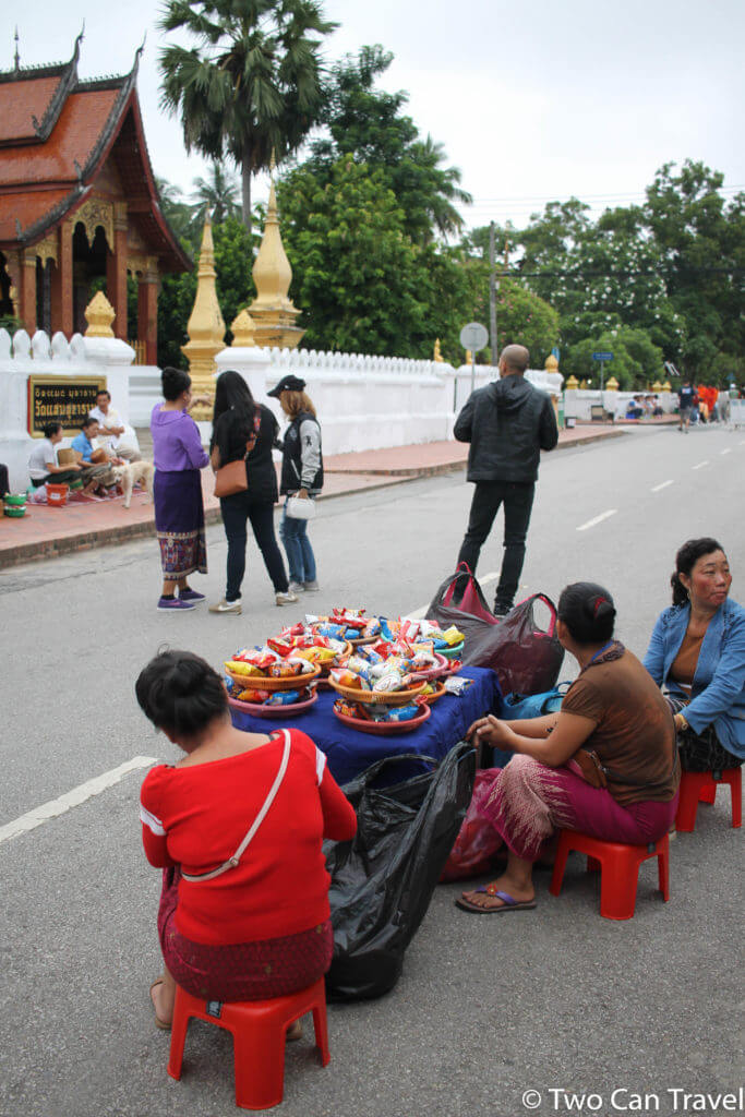 Tak Bat Alms Giving Luang Prabang Laos