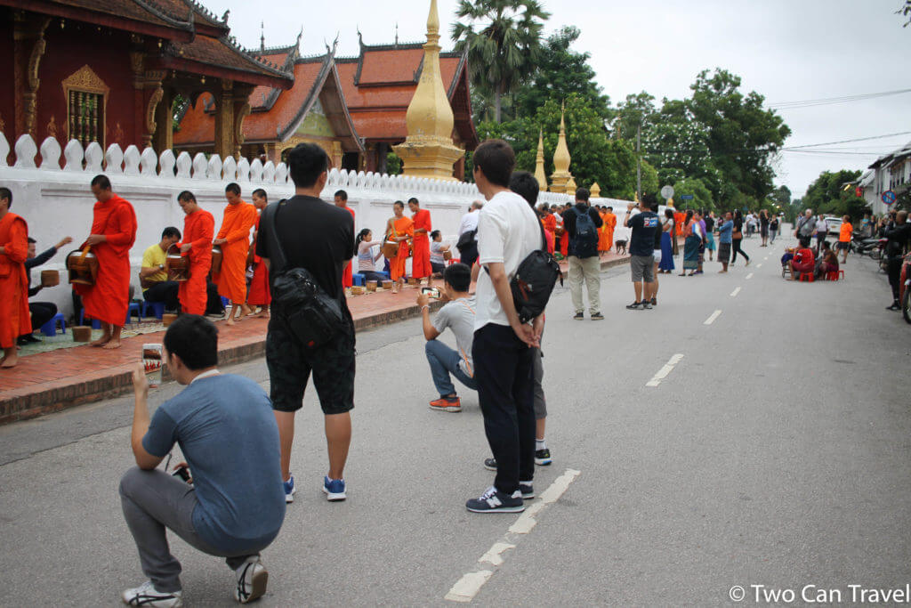 Tak Bat Alms Giving Luang Prabang Laos