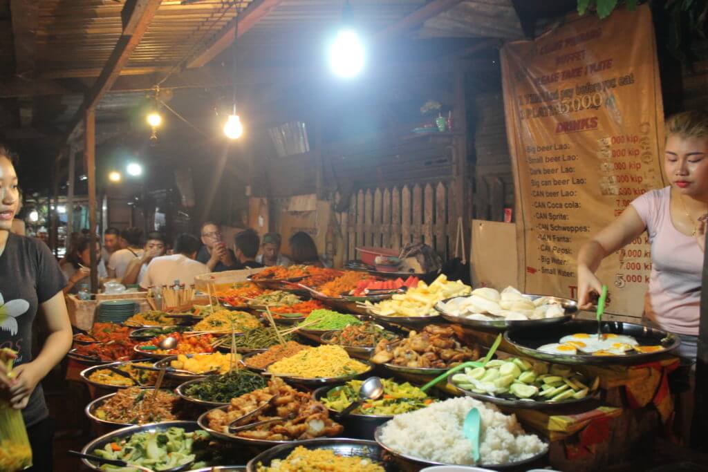 Eating all the things, a must do on the list of the things to do in Luang Prabang, Laos