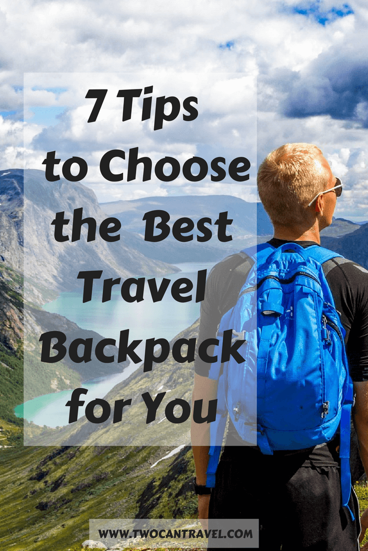 How to choose backpack hotsell for travel