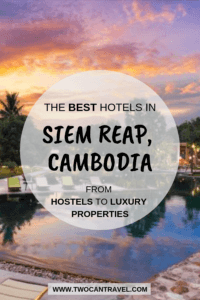 There are over 1,000 hotels to choose from in Cambodia's temple town. How can you choose where to stay? After countless visits to Siem Reap over the years we lived in Cambodia, here are our top recommendations. #SiemReap #Cambodia #AngkorWat