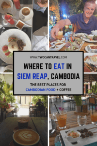 Cambodian food is a highly underrated cuisine in Southeast Asia! Don't miss out on trying delicious, local food on your visit to Siem Reap. Check out our top recommendations for where to eat in Siem Reap, Cambodia. #Cambodia #CambodiaTravel #CambodianFood