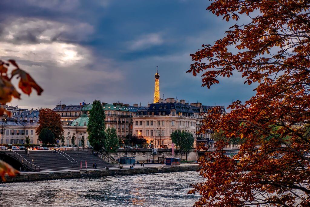 The colors of autumn in Paris paint the city in a whole new palette 