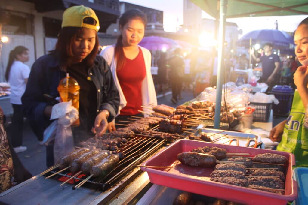 The Night Market in Nakhon Phanom, Thailand by Two Can Travel