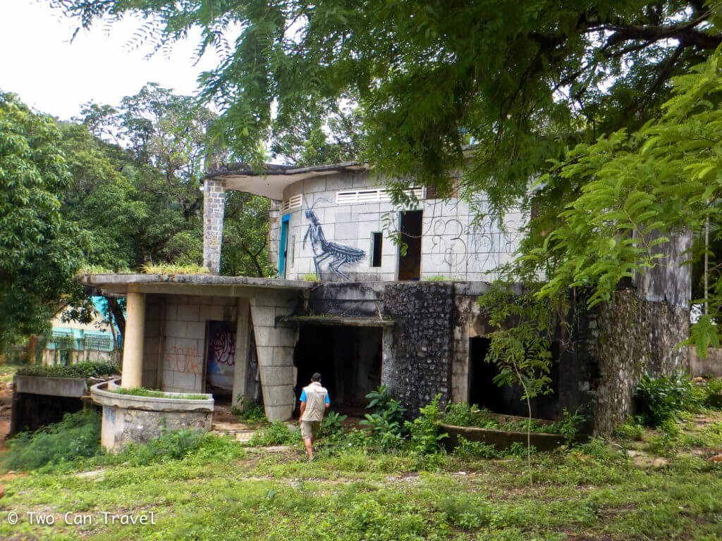 One of many abandoned mansions in Kep, Cambodia.