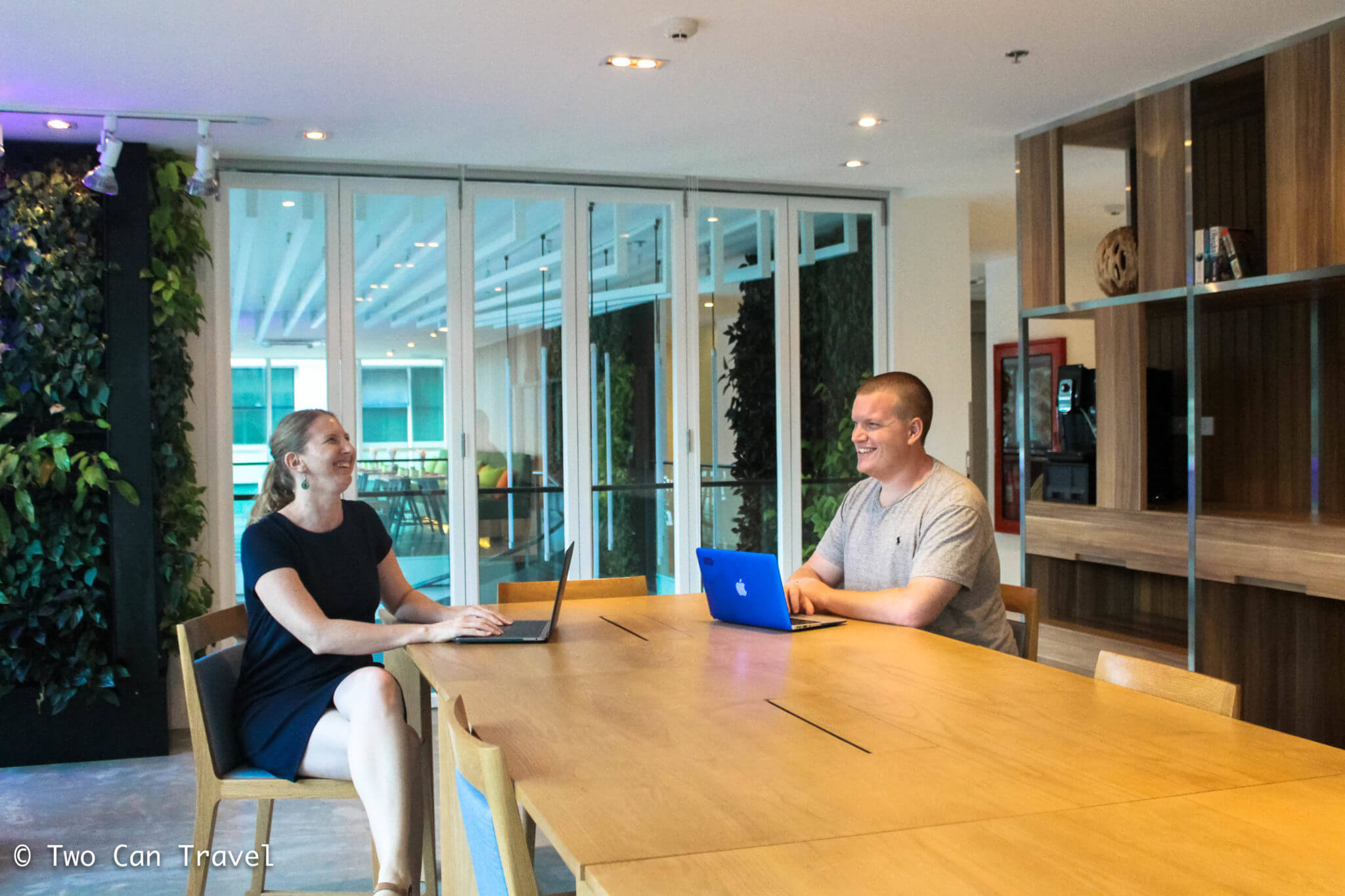 Zpace at ZAZZ Urban Hotel has a great Bangkok co-working space for guests. 