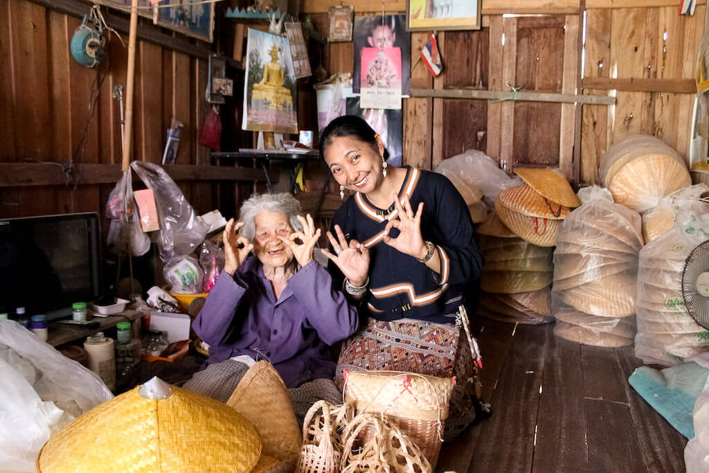 Things to do in Chiang Rai Tour of Chiang Rai, Thailand. Basket weaving northern Thailand. 