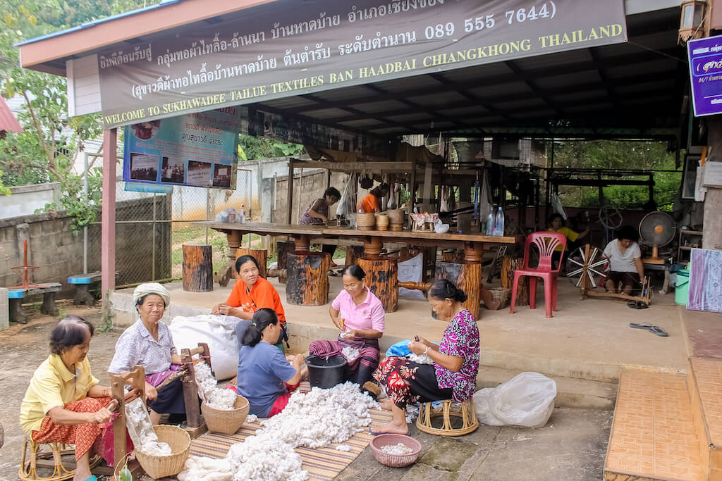 Things to do in Chiang Rai Tour of Chiang Rai, Thailand. Tai Lue textiles in Chiang Rai, Thailand. 