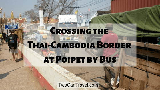 Taking the Giant Ibis bus from Bangkok to Siem Reap. 