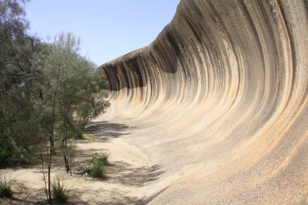 The Wave Rock, a natural Australian landmark