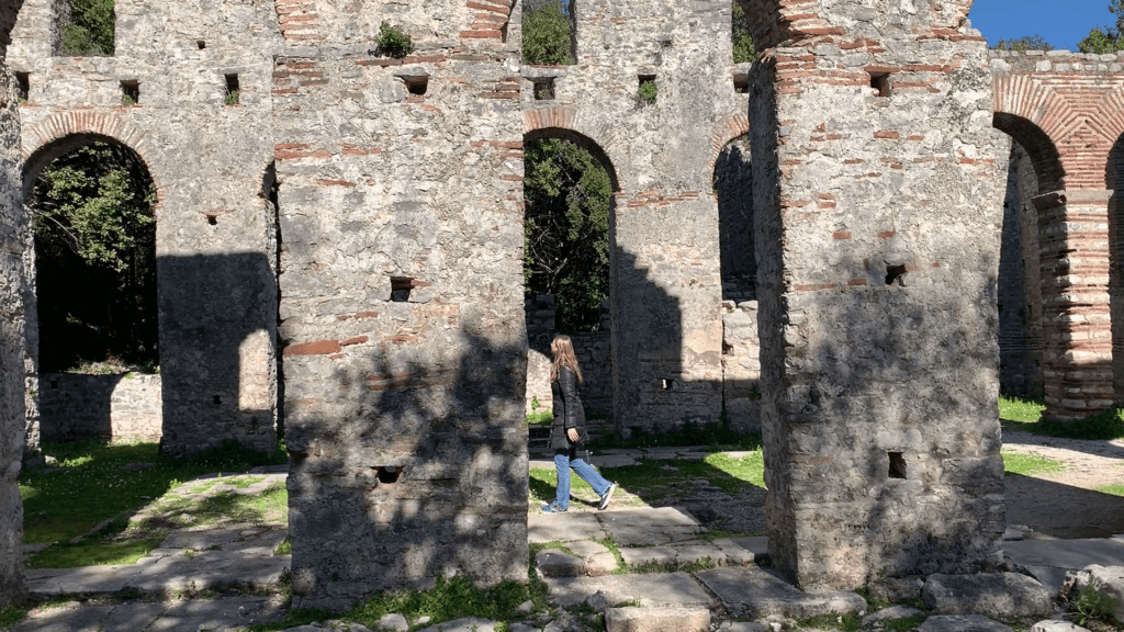 Things to Do in Saranda, Albania. Walking through Butrint National Park and Archeological Site. 