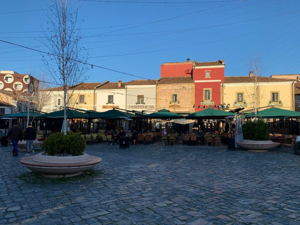 The Korca Bazaar in Korca, Albania Pazari i Vjeter