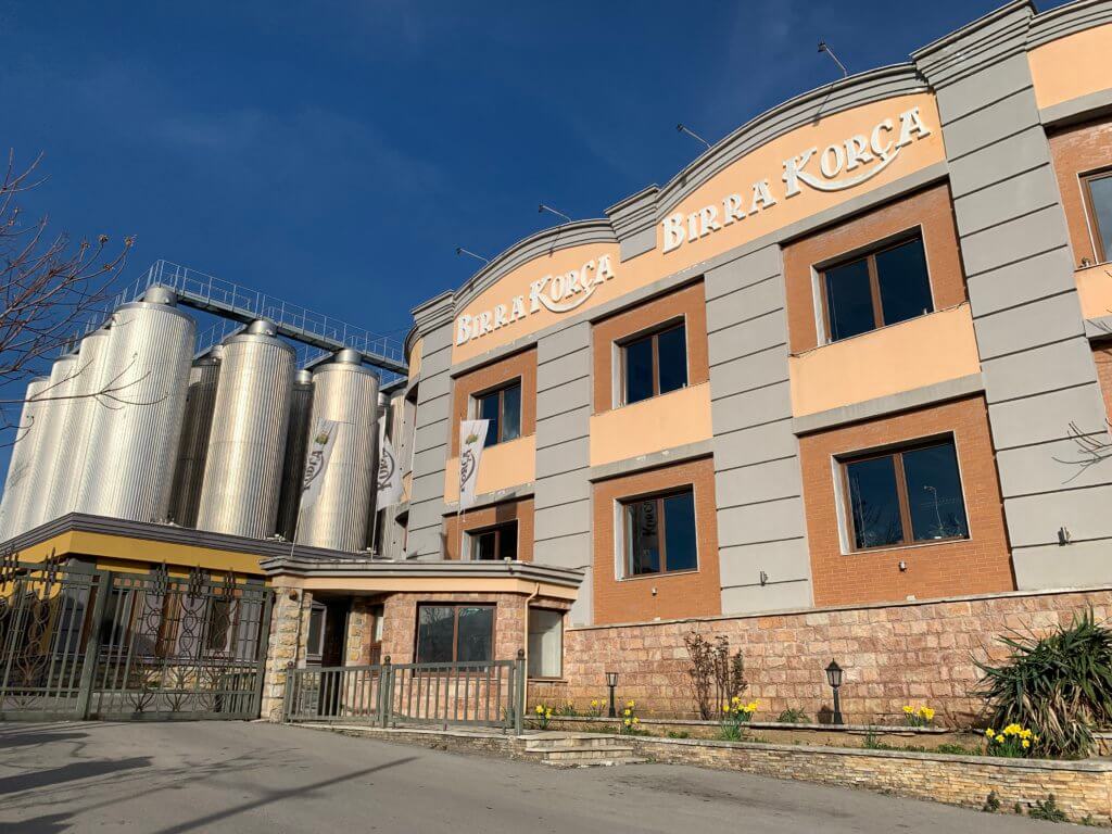The Birra Korça brewery in Korca, Albania 